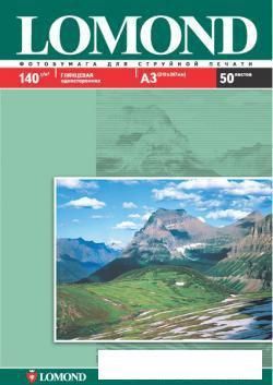 Фотобумага Lomond Глянцевая А3 140 г/кв.м. 50 листов (0102066)