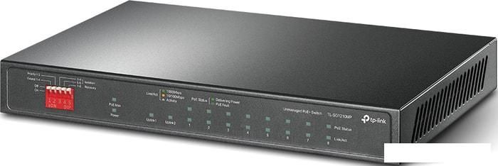 Неуправляемый коммутатор TP-Link TL-SG1210MP