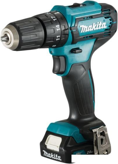 Ударная дрель-шуруповерт Makita HP333DWAE (с 2-мя АКБ, кейс)