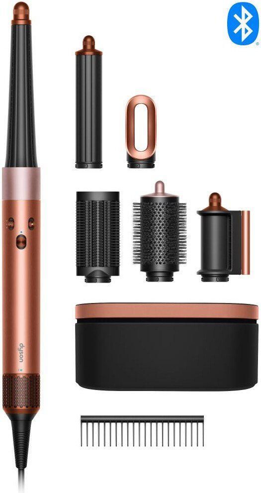 Фен-стайлер Dyson Airwrap Complete Long HS08 i.d. (с переходником на евровилку, янтарный шелк)