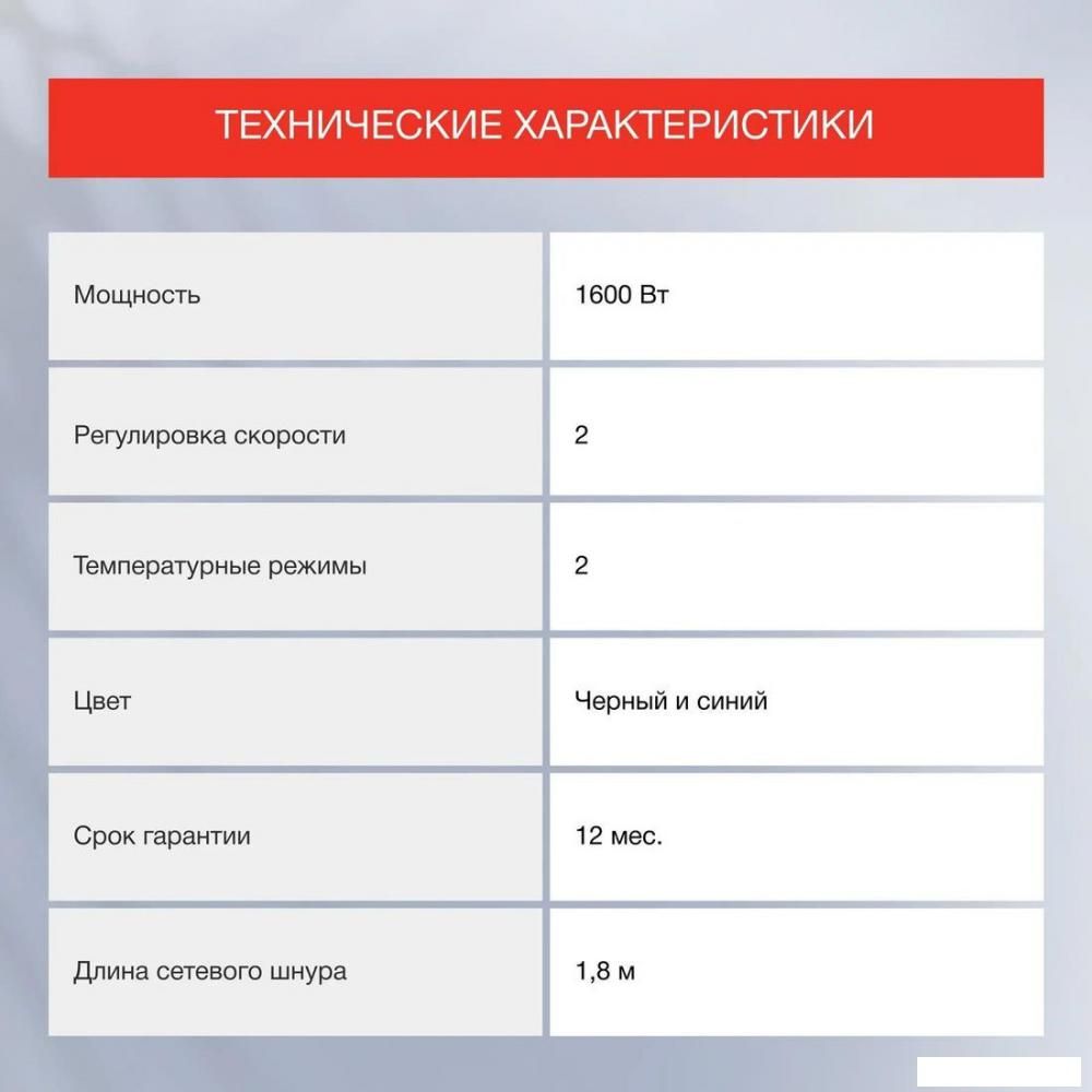 Фен StarWind SHD 7066