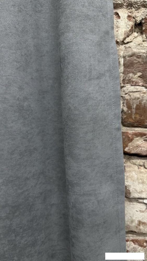 Комплект штор КронасМАрт Канвас 400x270 (2шт, серый)