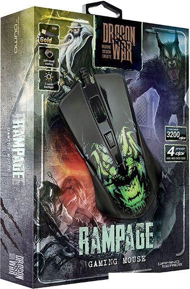 Игровая мышь QUMO Dragon War Rampage M49