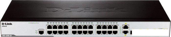 Управляемый коммутатор 2-го уровня D-Link DES-3200-28/C1A