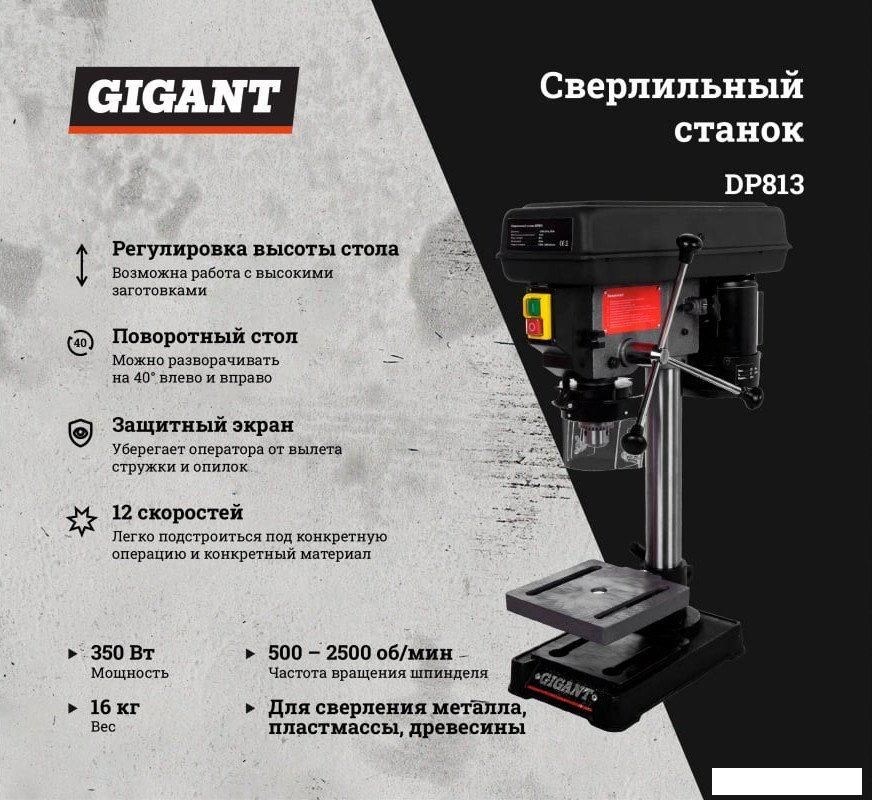 Сверлильный станок Gigant DP813
