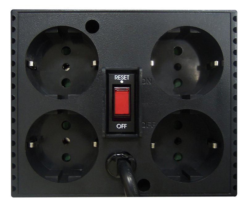 Стабилизатор напряжения Powercom TCA-2000 (черный)
