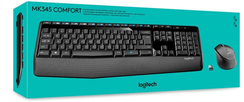 Офисный набор Logitech Wireless Combo MK345