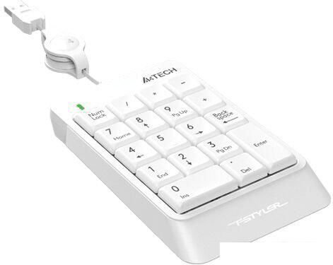 Цифровой блок A4Tech Fstyler FK13 (белый)