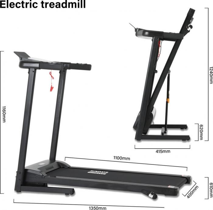 Электрическая беговая дорожка Sundays Fitness Simple Line ES-T4004