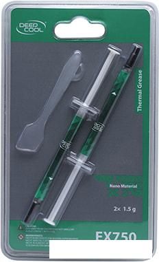 Термопаста DeepCool EX750 (1.5 г, 2 шт.)