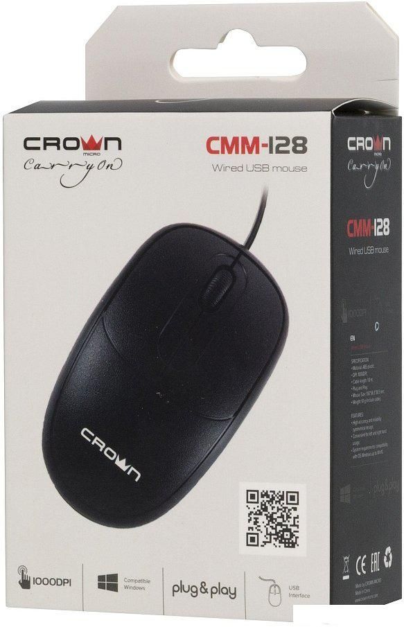 Мышь CrownMicro CMM-128
