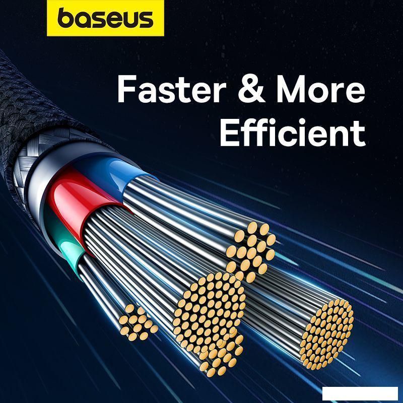 Кабель Baseus Unbreakable Series USB Type-C - Lightning (1 м, белый)