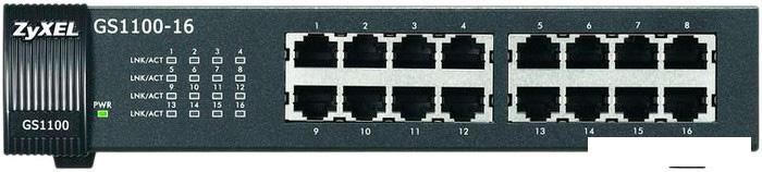 Неуправляемый коммутатор Zyxel GS1100-16