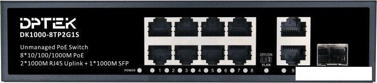 Неуправляемый коммутатор DPTEK DK1000-8TP2G1S