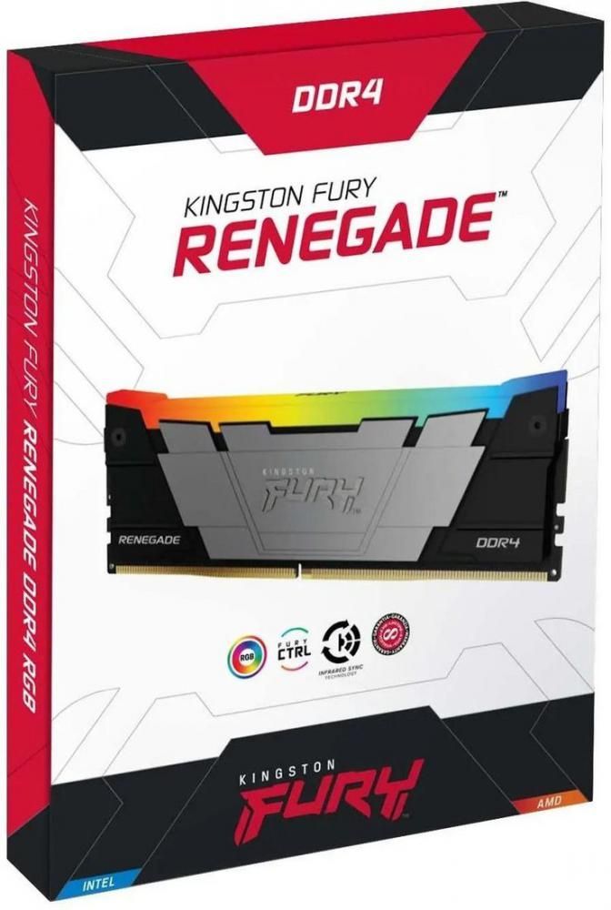 Оперативная память Kingston FURY Renegade RGB 4x8ГБ DDR4 3600 МГц KF436C16RB2AK4/32