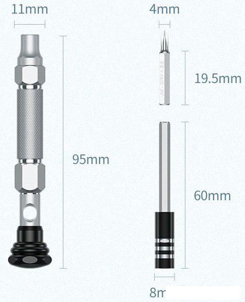 Набор отвертка с битами Ugreen CM372 (38 предметов)