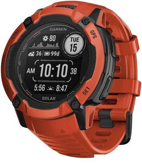 Умные часы Garmin Instinct 2x Solar (оранжевый)