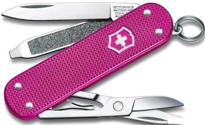 Нож-брелок Victorinox Classic Flamingo Party 0.6221.251G (пурпурный)