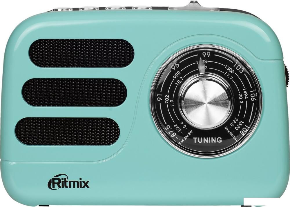Радиоприемник Ritmix RPR-033 (лазурный)