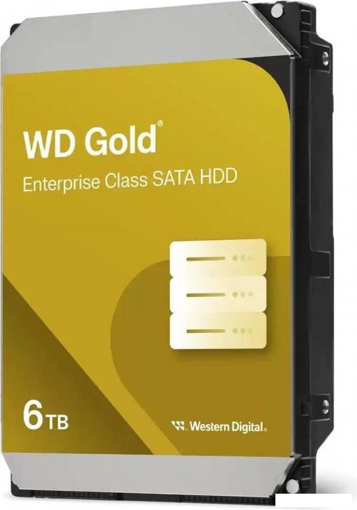 Жесткий диск WD Gold 6TB WD6004FRYZ