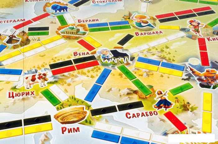 Настольная игра Мир Хобби Ticket to Ride Junior. Европа