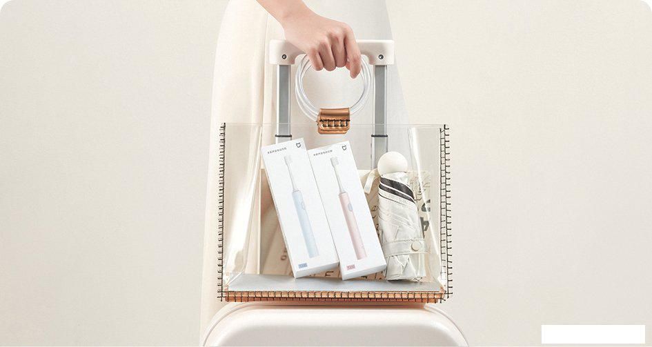 Электрическая зубная щетка Xiaomi Mijia Sonic Electric Toothbrush T200 (светло-синий)