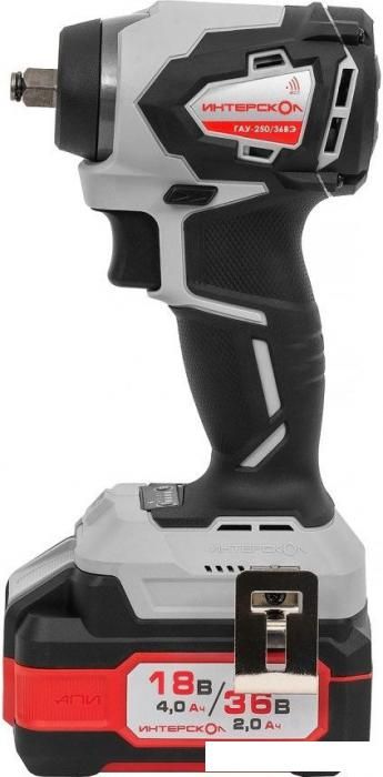 Гайковерт Интерскол ГАУ-250/36ВЭ 863.2.2.70 (с 2-мя АКБ, кейс)