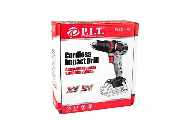 Ударная дрель-шуруповерт P.I.T. PSB20H-10B (без АКБ)