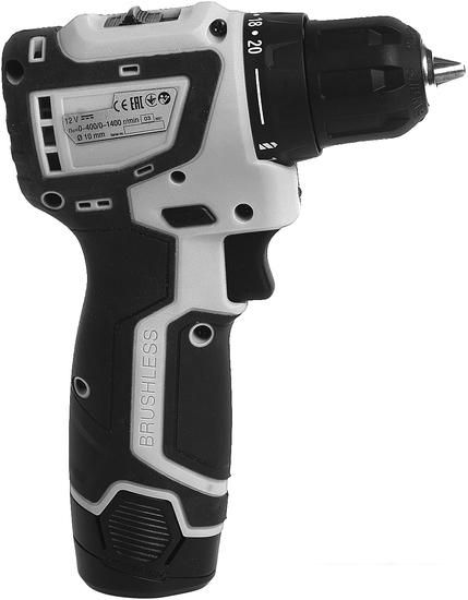 Дрель-шуруповерт Интерскол ДА-10/12В (с 2-мя АКБ 1.5 Ah)