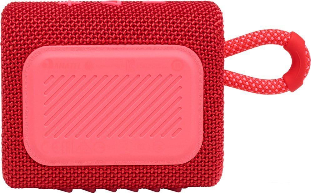 Беспроводная колонка JBL Go 3 (красный)