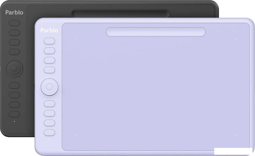 Графический планшет Parblo Intangbo M (сиреневый)