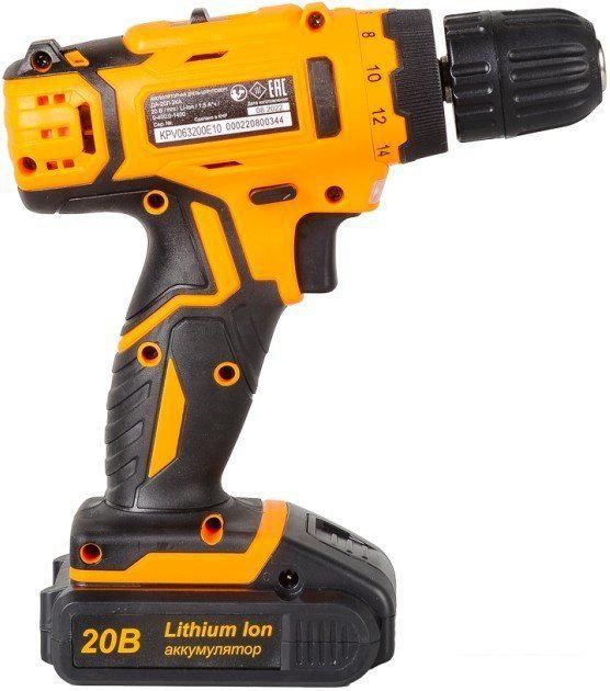 Дрель-шуруповерт Вихрь ДА-20Л-2КА (с 2-мя АКБ, кейс, набор оснастки)