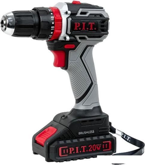 Ударная дрель-шуруповерт P.I.T. PSR18-D4 (с 2-мя АКБ, кейс, набор оснастки)