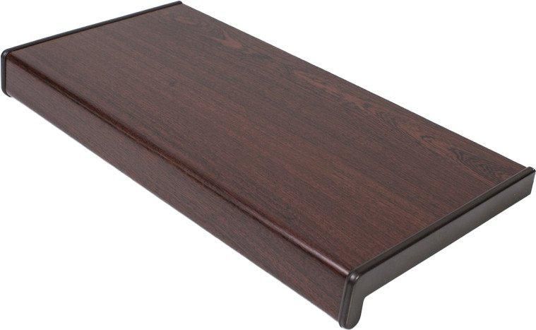 Подоконник VPL Премиум с заглушкой 450x1200 (махагон)