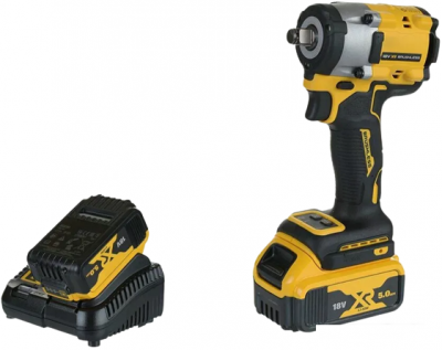 Шуруповерты, гайковерты, электроотвертки DeWalt DCF921P2T-QW (с 2-мя АКБ, кейс)