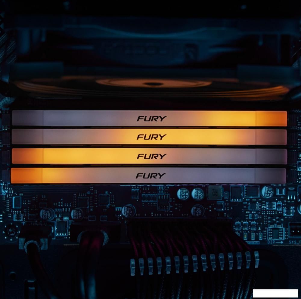 Оперативная память Kingston FURY Renegade RGB 2x8ГБ DDR4 3600МГц KF436C16RB2AK2/16