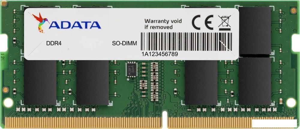 Оперативная память ADATA Premier 8ГБ DDR4 SODIMM 3200 МГц AD4S32008G22-SGN