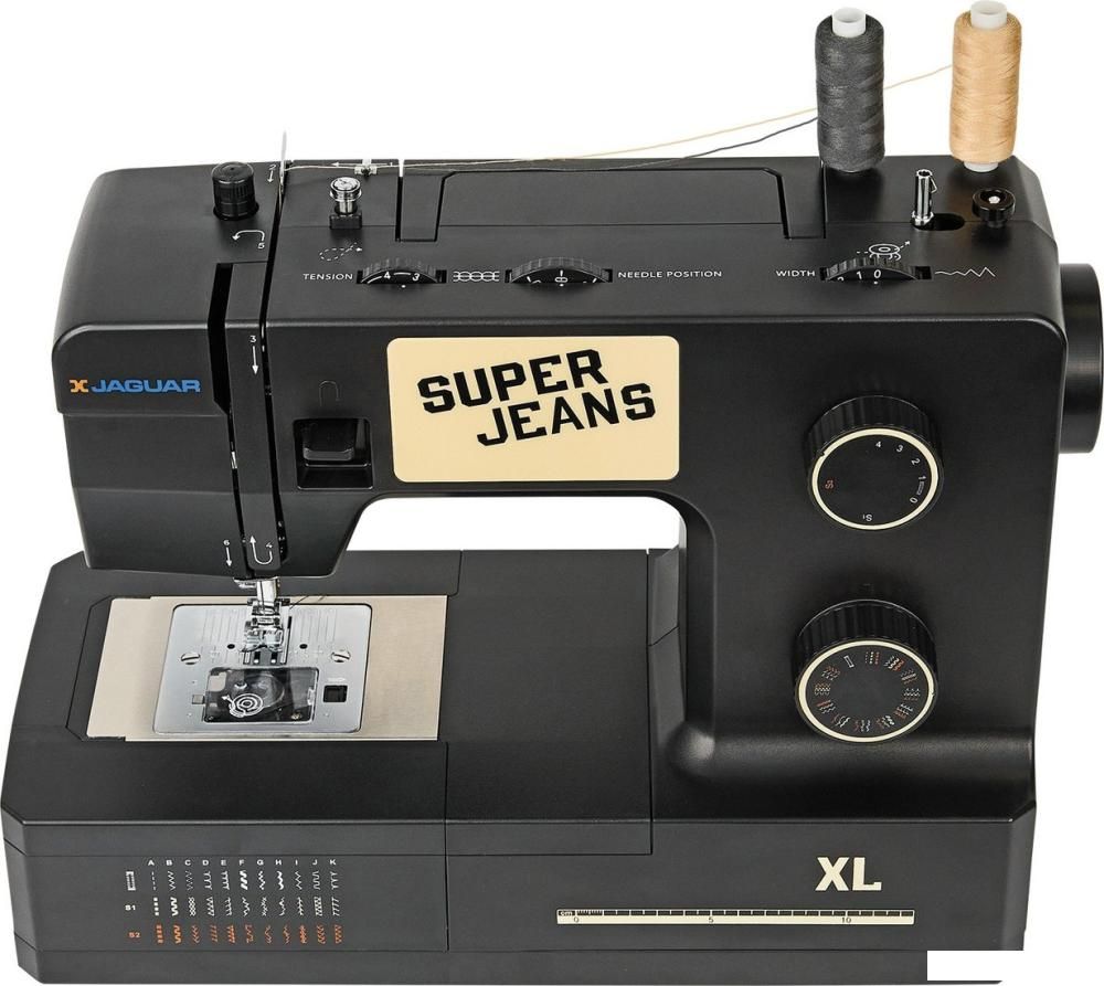 Электромеханическая швейная машина Jaguar Super Jeans XL
