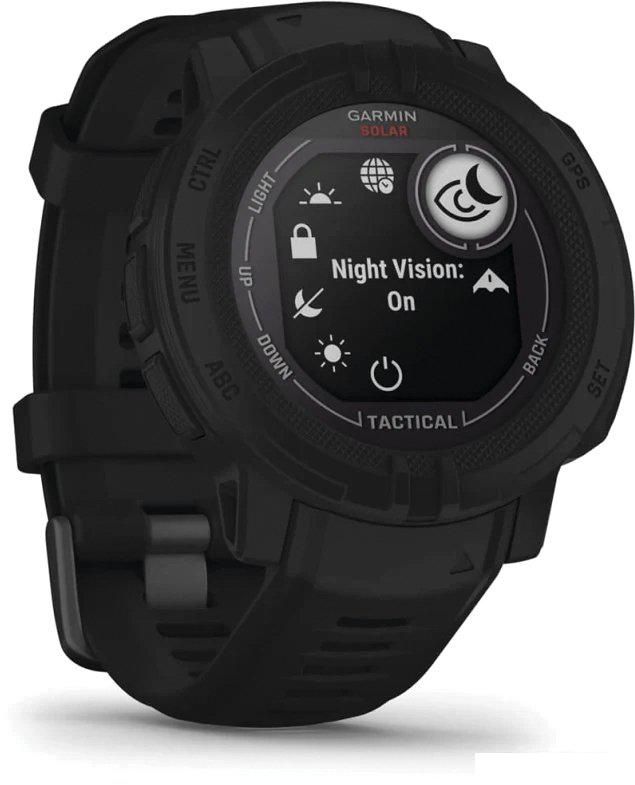 Умные часы Garmin Instinct 2 Solar Tactical Edition (черный)