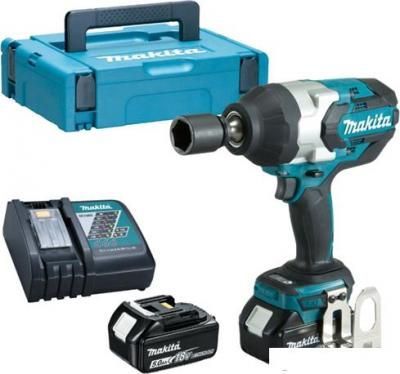 Гайковерт Makita DTW1001RTJ (с 2-мя АКБ, кейс)