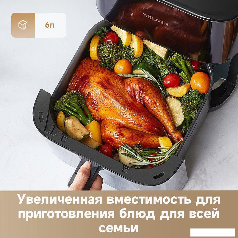 Аэрофритюрница Dreame Trouver Air Fryer FD10 Pro VFF12A (черный)
