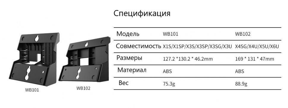 Кронштейн Fanvil WB101