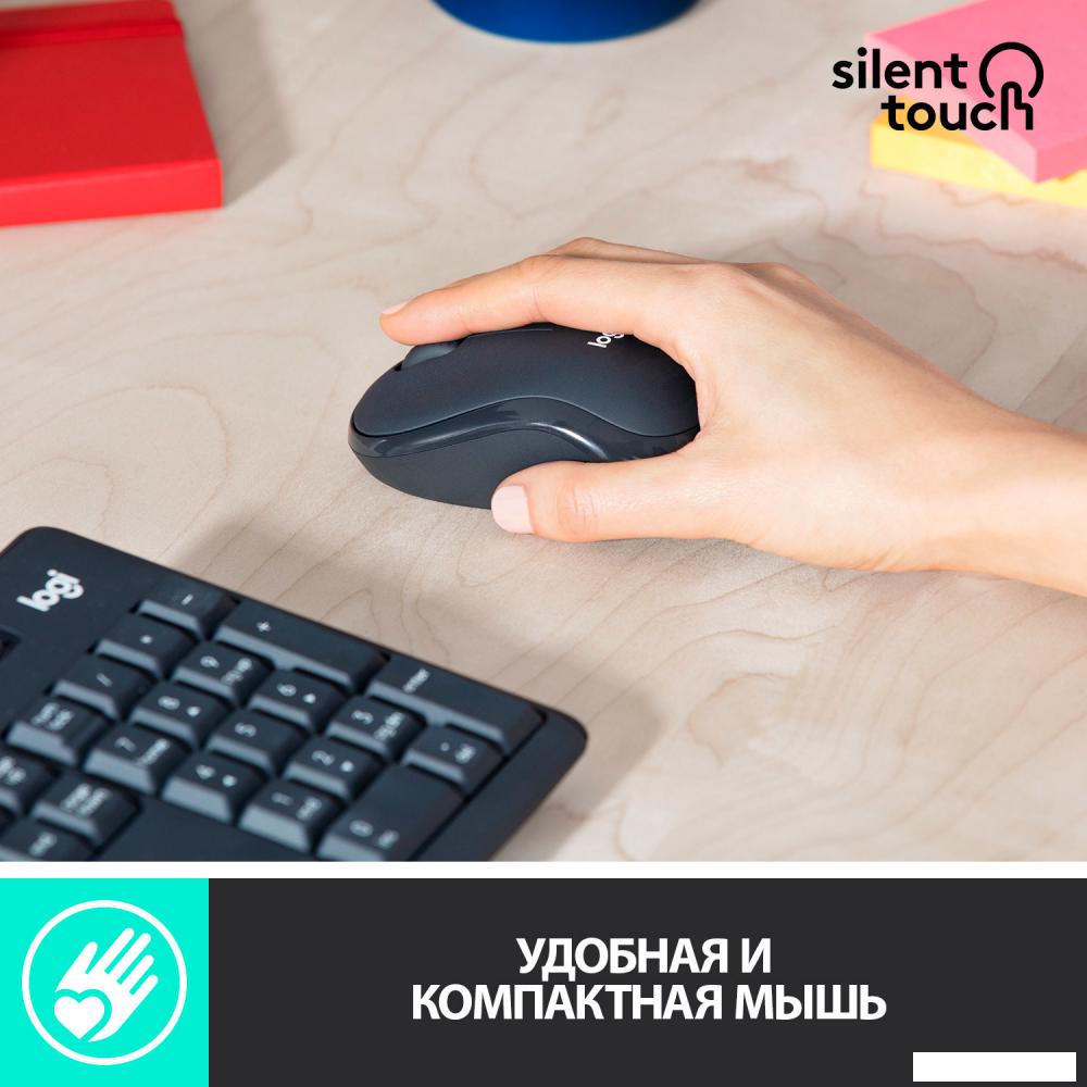 Офисный набор Logitech MK295 Silent Wireless Combo 920-009807 (графитовый)