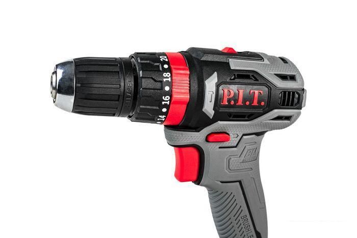 Ударная дрель-шуруповерт P.I.T. PSB20H-10B (без АКБ)
