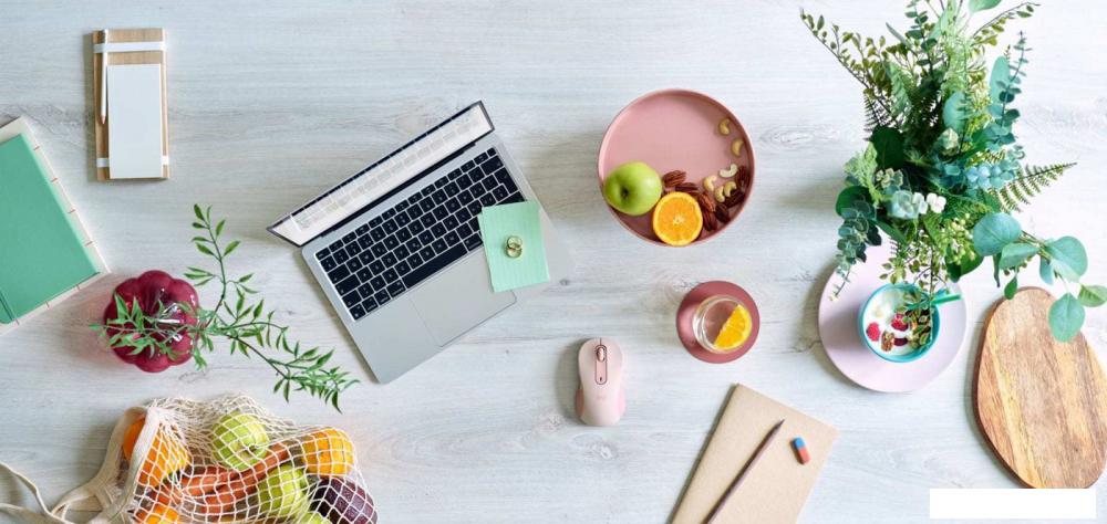 Мышь Logitech Signature M650 (светло-розовый)