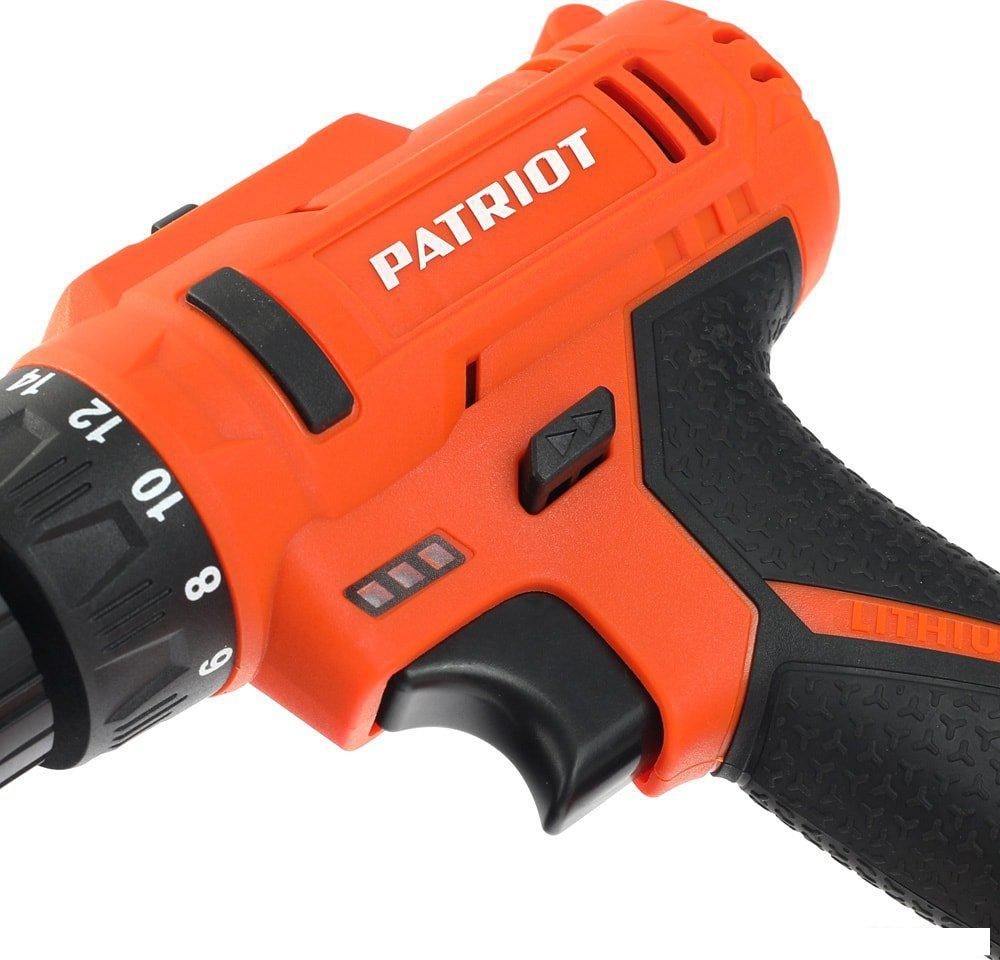 Дрель-шуруповерт Patriot BR 187UES (с 2-мя АКБ, кейс)