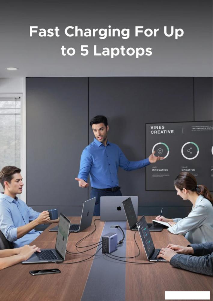 Сетевое зарядное Ugreen Nexode 500W X759 55550B