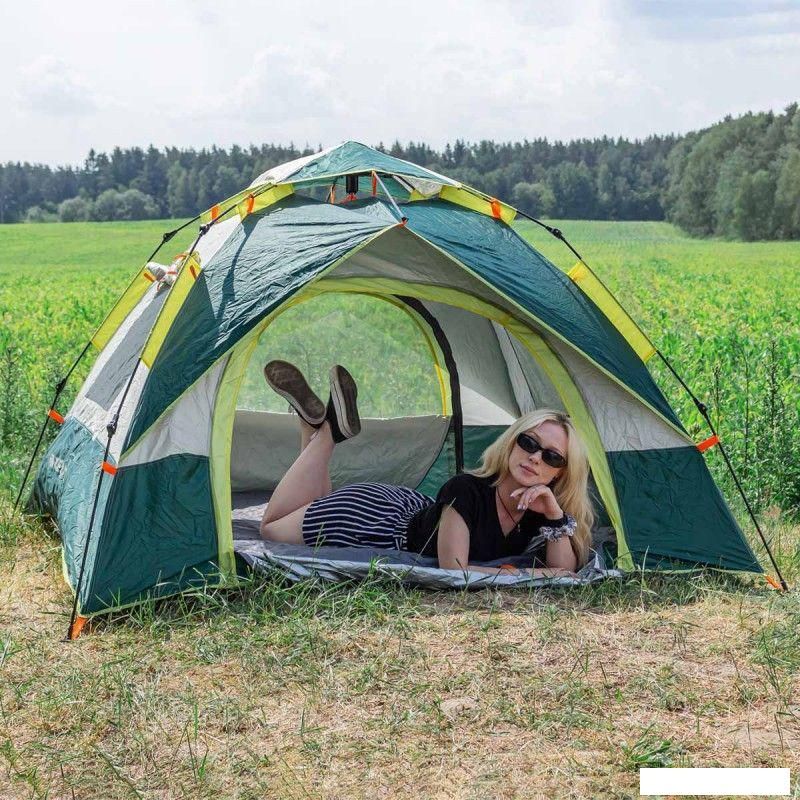 Кемпинговая палатка ForceKraft FK-TENT-2 (зеленый)