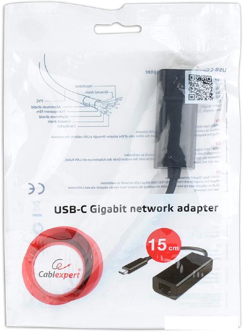 Сетевой адаптер Cablexpert A-CM-LAN-01