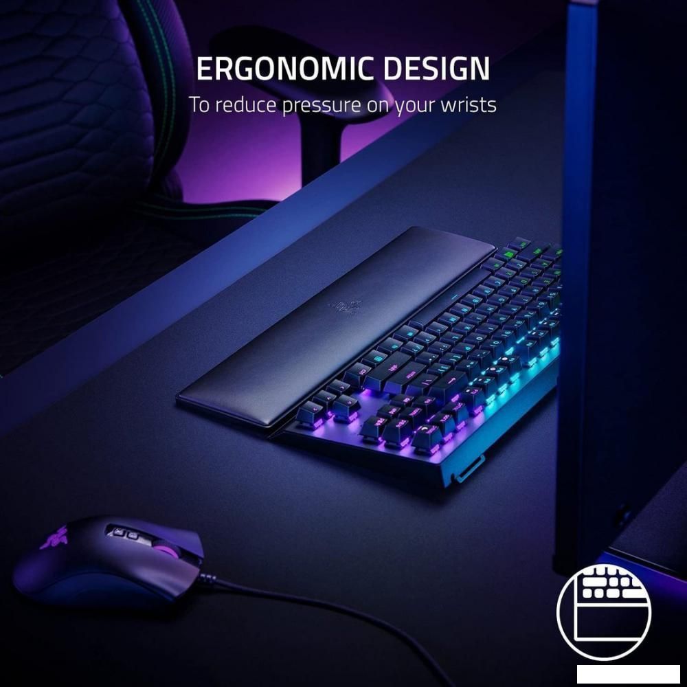 Подставка под запястье Razer Ergonomic Wrist Rest (для TKL-клавиатур)